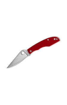 Spyderco Grasshopper G10 Red Plainedge Kamp Çakı Kırmızı 52750219 Spyderco Grasshopper G10 Red Plainedge Kamp Çakı Kırmızı 52750219