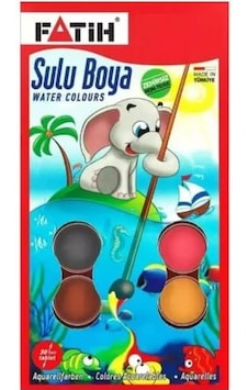 Fatih Sulu Boya 24 Renk Big Size S-24 Çok Renkli