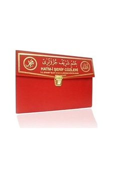 Kur'an-ı Kerim 30 Cüz Hatim Seti (Rahle Boy Çantalı Kırmızı Kapak Kod: 102) - Osman Hattı - Seda Yayınları