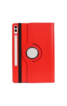 Aksesuarcim S9 Sm-x810 X816 X818 İle Uyumlu Kılıfı Suni Deri 2 Farklı Stand Olabilen Darbe Korumalı 360 Dönebilen Tablet Kılıfı Kırmızı Sku: Zeusb0fhhyqpnr Arka Kapak