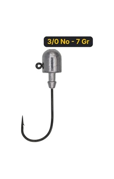 Fishcoin Bullet Jighead İğne 3/0 No - 7 Gr Fishcoin Bullet Jighead İğne 3/0 No - 7 Gr