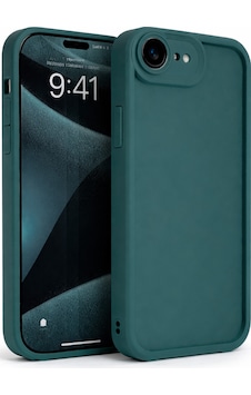 Apple Uyumlu iPhone 16 E Kamera Çıkıntılı Mat Silikon Telefon Kılıfı Yeşil Apple Uyumlu iPhone 16 E Kamera Çıkıntılı Mat Silikon Telefon Kılıfı Yeşil