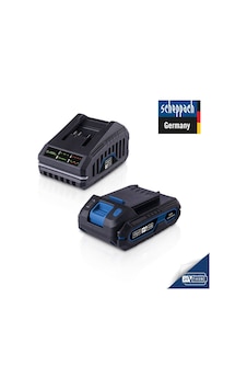 Scheppach Başlangıç Kiti 2.0ah Akü + 20v Şarj Cihazı - Sbsk2.0