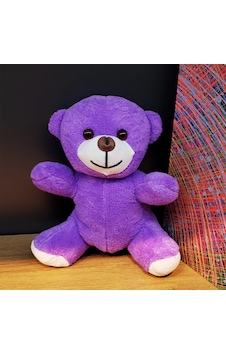Mor Peluş Oyuncak Ayıcık Mor Peluş Oyuncak Ayıcık