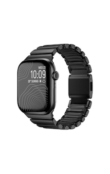Watch 10 46mm Kordon Krd-151 Metal Silikon Kordon Siyah