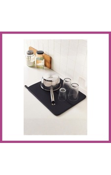 Gees Global Siyah Renkli Ekstra Emici Bulaşık Kurutma Matı & Mutfak Tezgah Üstü Örtüsü 45x34 Cm Gbzs Gees Global Siyah Renkli Ekstra Emici Bulaşık Kurutma Matı & Mutfak Tezgah Üstü Örtüsü 45x34 Cm Gbzs