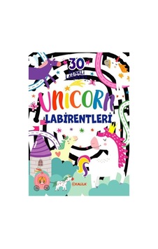 Unicorn Labirentler - 30 Renkli Labirent- Kalila Yayınları Unicorn Labirentler - 30 Renkli Labirent- Kalila Yayınları