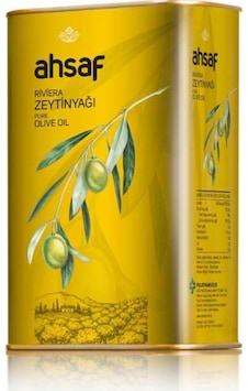 Ahsaf Riviera Zeytinyağı Teneke 1 L