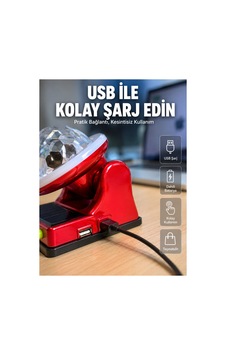 Güneş Enerjili Led Disco Lamba Şarjlı Rgb Parti Ve Dekoratif Aydınlatma Lambası Çok Renkli Çok Renkli Güneş Enerjili Led Disco Lamba Şarjlı Rgb Parti Ve Dekoratif Aydınlatma Lambası Çok Renkli Çok Renkli
