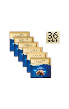 Godiva Bol Sütlü Kare Çikolata 36 x 60 G Godiva Bol Sütlü Kare Çikolata 36 x 60 G