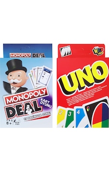 Uno Klasik Ve Monopoly Deal Kart Oyun Seti Uno Klasik Ve Monopoly Deal Kart Oyun Seti