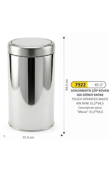 Dolumax Pratik Kapaklı 45 Litre Çöp Kovası