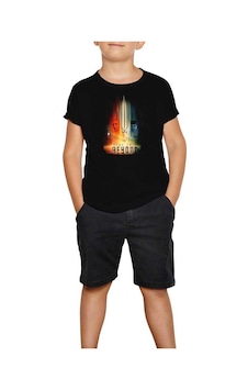 Zepplin Giyim Star Trek Beyond Cover Siyah Çocuk Tişört Zepplin Giyim Star Trek Beyond Cover Siyah Çocuk Tişört