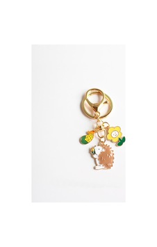 Sevimli Kirpi Metal Charm Anahtarlık Çok Renkli Çok Renkli Sevimli Kirpi Metal Charm Anahtarlık Çok Renkli Çok Renkli