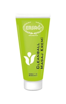 Ersağ Clean Ball Masaj Kremi 200 ML Ersağ Clean Ball Masaj Kremi 200 ML