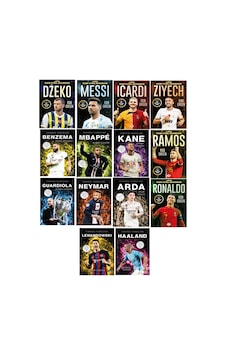 Sahanın Yıldızları - Benim Futbol Kahramanım İcardi Futbolcu Kartı Poster Hediyeli Toplam 14 Kitap