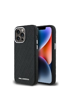 Apple iPhone 14 Pro Max Uyumlu Kılıf Karl Lagerfeld Lisanslı Pu Deri Damgalı Metal Yazı Logolu Kapak Siyah Apple iPhone 14 Pro Max Uyumlu Kılıf Karl Lagerfeld Lisanslı Pu Deri Damgalı Metal Yazı Logolu Kapak Siyah