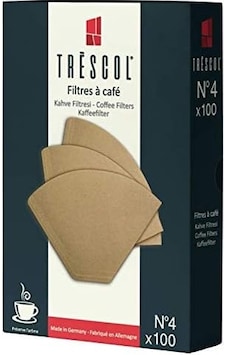 Kahve Filtresi, Naturel Kağıt, 4 Numara, Büyük Boy, 100'lü Paket Çelik Kahve Filtresi, Naturel Kağıt, 4 Numara, Büyük Boy, 100'lü Paket Çelik