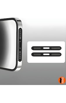 Cep Telefonu Hoparlör Için Toz Önleyici Sticker, 2 Adet, Apple Uyumlu iOS Hoparlör Koruyucu Sticker