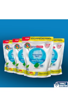 Bind Activit Hepsi 1 Arada Bulaşık Makinesi Deterjan 4 x 50 Tablet Bind Activit Hepsi 1 Arada Bulaşık Makinesi Deterjan 4 x 50 Tablet