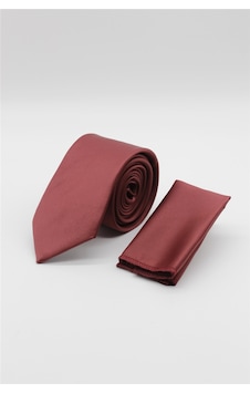 İmza Bordo Düz Saten Kravat 1090260200