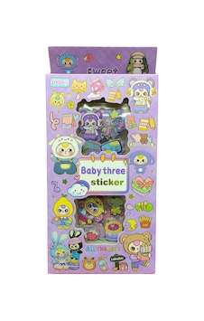 Labubu Temalı Şefaf Sticker Diğer Labubu Temalı Şefaf Sticker Diğer