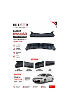 Toyota Corolla Bagaj Kilit Plastiği 2019-2024 Toyota Corolla Bagaj Kilit Plastiği 2019-2024