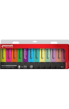 Penmark Fosforlu Kalem 12'li Karışık Renk 6 Pastel Ve 6 Neon Genel Penmark Fosforlu Kalem 12'li Karışık Renk 6 Pastel Ve 6 Neon Genel