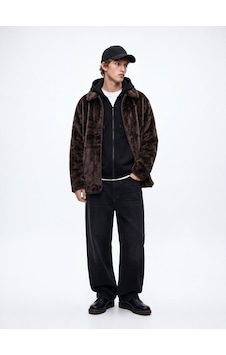 LTB Relaxed Fit Kürk Kahverengi Ceket LTB Relaxed Fit Kürk Kahverengi Ceket