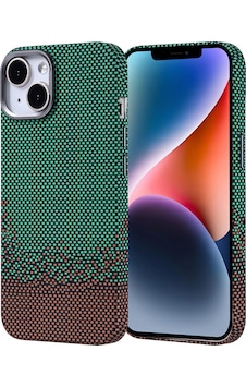 Apple Uyumlu iPhone 14 Kılıf M-safe Şarj Özellikli Karbon Fiber Görünümlü Zore Nekst Kapak Yeşil Apple Uyumlu iPhone 14 Kılıf M-safe Şarj Özellikli Karbon Fiber Görünümlü Zore Nekst Kapak Yeşil