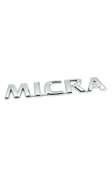 Nissan Uyumlu Micra Yazı Krom Nissan Uyumlu Micra Yazı Krom