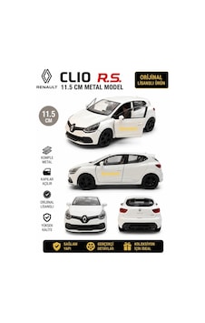 Renault Clio Rs Diecast Metal Model Araba 1:36 Ölçek Beyaz Diğer Renault Clio Rs Diecast Metal Model Araba 1:36 Ölçek Beyaz Diğer