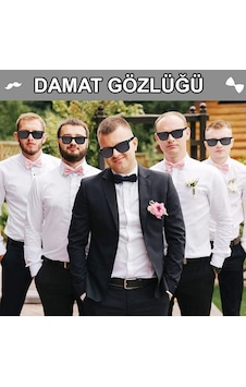 Go İthalat Damat Gözlüğü Düğün Ve Bekarlığa Veda Partisi Aksesuarı 18+
