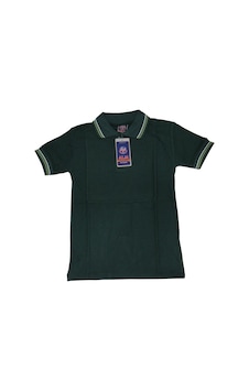Salar Ticaret Yeşil Kısa Kol 6-16 Yaş Çocuk Okul Lakos Tişört/T-Shirt - (540864606) Yeşil