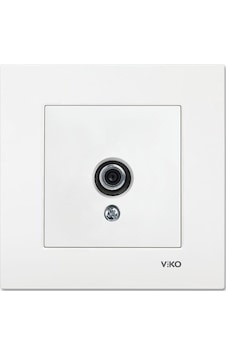 Viko Karre Beyaz Uydu F Konnektörlü Çerçeveli - 90967038