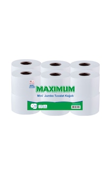 Maximum Çift Katlı Mini Jumbo Tuvalet Kağıdı 12 Rulo Maximum Çift Katlı Mini Jumbo Tuvalet Kağıdı 12 Rulo