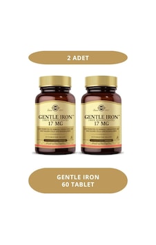 Solgar Gentle Iron 17mg 90 Kapsül 2 Adet 2'li Solgar Gentle Iron 17mg 90 Kapsül 2 Adet 2'li
