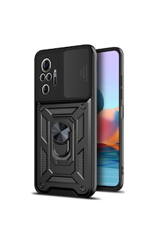 Fibaks Redmi Note 10 Pro Uyumlu Kılıf Kamera Korumalı Sürgülü Yüzüklü Armor Military Tank Fibaks Redmi Note 10 Pro Uyumlu Kılıf Kamera Korumalı Sürgülü Yüzüklü Armor Military Tank