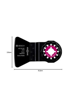 Professional Accessories 2329996 1 X Kazıyıcı Atz 52 Sc Sertleştirilmiş Artıklar İçin, Genişlik 52 Mm, Sert, Aksesuar, Çok Amaçlı Alet