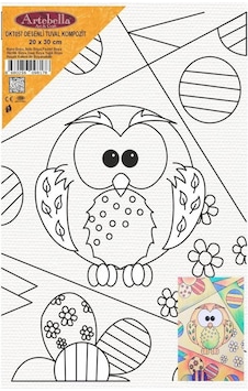 DKT057 desenli tuval kompozit boyama 20x30 cm DKT057 desenli tuval kompozit boyama 20x30 cm