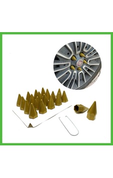 Vaveni Sivri Bijon Kapağı Sökme Aparatlı Altın Sarı 17mm Arz Vaveni Sivri Bijon Kapağı Sökme Aparatlı Altın Sarı 17mm Arz
