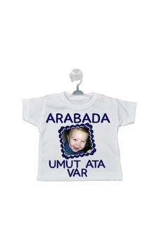 Isim Ve Fotoğraflı Arabada Bebek Var Levhası Mini Tişört (Erkek) Isim Ve Fotoğraflı Arabada Bebek Var Levhası Mini Tişört (Erkek)