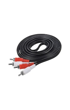 Tunex Wm 1097 2 Rca Erkek + 2 Rca Erkek Siyah 15 Metre Kablo Tunex Wm 1097 2 Rca Erkek + 2 Rca Erkek Siyah 15 Metre Kablo
