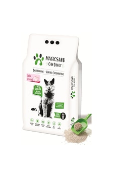 Magicsand Cat Litter Bebek Pudralı Kalın Topaklaşan Bentonit Kedi Kumu 20 L Magicsand Cat Litter Bebek Pudralı Kalın Topaklaşan Bentonit Kedi Kumu 20 L