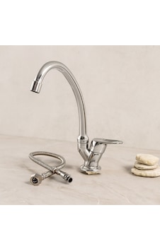 Tek Kollu Mermerüstü Lavabo Bataryası Aç-kapa Çok Renkli