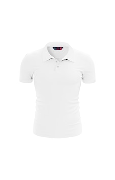Raru Pamuk Büyük Beden Polo T-shirt Ingens Beyaz Beyaz Raru Pamuk Büyük Beden Polo T-shirt Ingens Beyaz Beyaz