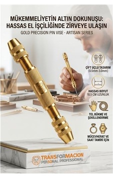 Çift Uçlu Mini El Matkabı - Hassas El Matkabı Ve Takı Yapım Seti 723230