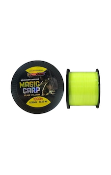 Extra Carp Magic Carp 1000mt 0.35mm 15.5kg Fluo Yellow Sazan Misinası Extra Carp Magic Carp 1000mt 0.35mm 15.5kg Fluo Yellow Sazan Misinası