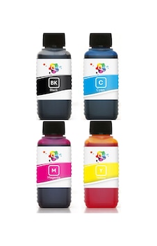 QC Epson EcoTank L3260 Uyumlu Yazıcı Mürekkep Seti 100ml 4 Renk QC Epson EcoTank L3260 Uyumlu Yazıcı Mürekkep Seti 100ml 4 Renk