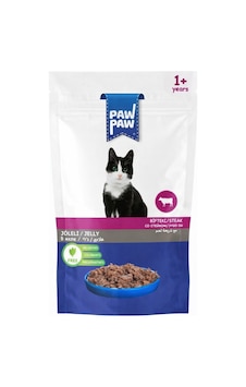 Paw Paw Kedi Yaş Maması Biftekli 85 Gr Paw Paw Kedi Yaş Maması Biftekli 85 Gr